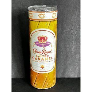 Crown Royal Salted Caramel Insulated Drink Cup Tumbler Skinny W/ Lid Sublimated